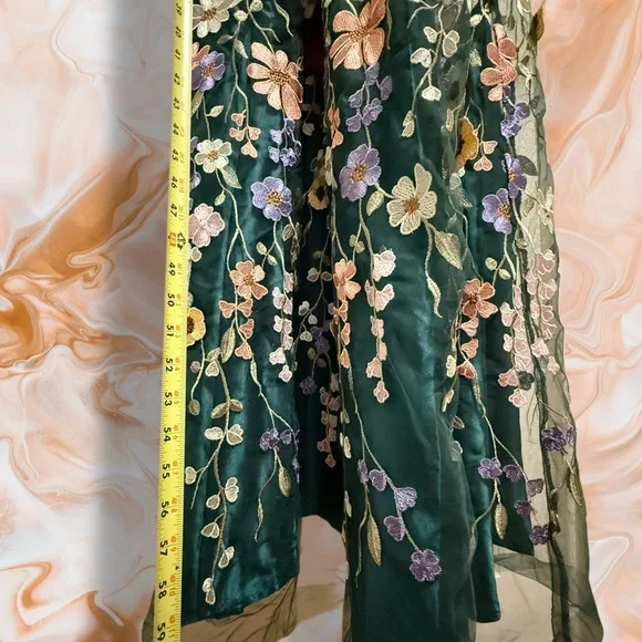 Floral Embroidered Maxi Dress - Picture 5 of 14